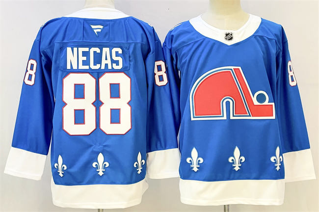 Men's Colorado Avalanche #88 Martin Nečas Blue 2025 Stitched Hockey Jersey